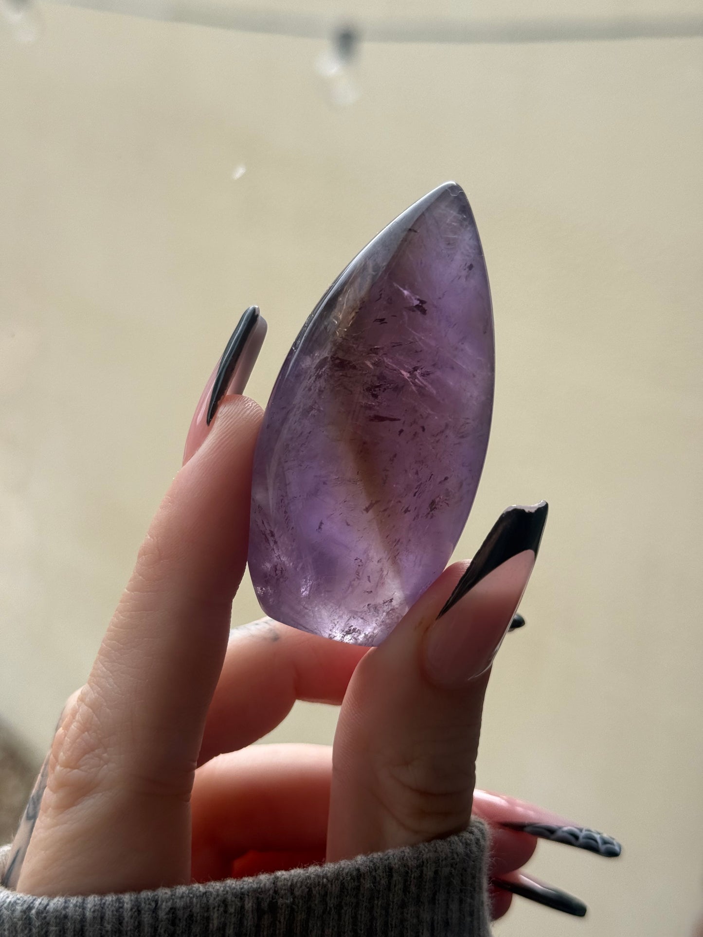 Ametrine teardrop (a)