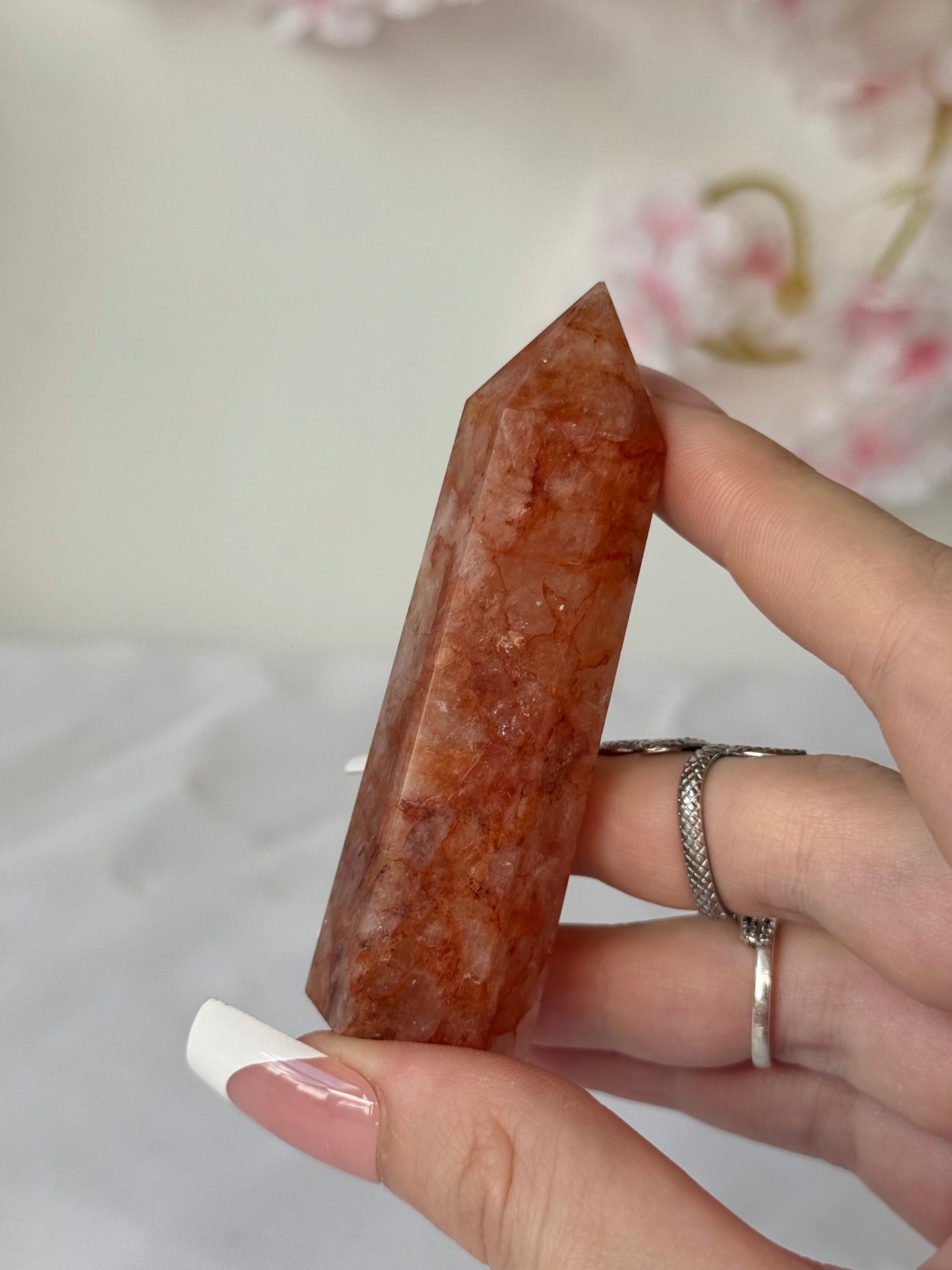 Fire quartz tower