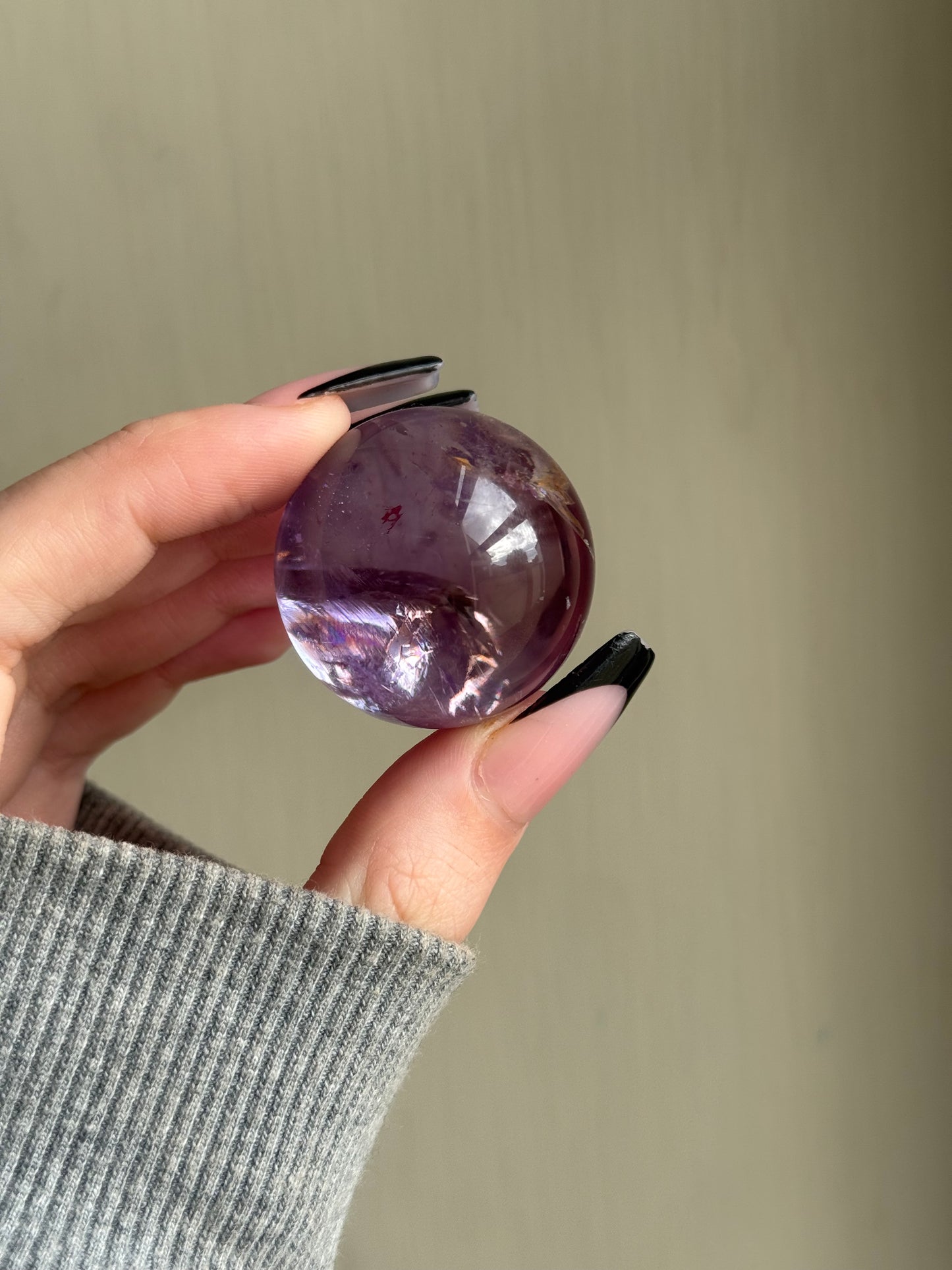 AAA grade amethyst sphere (b)