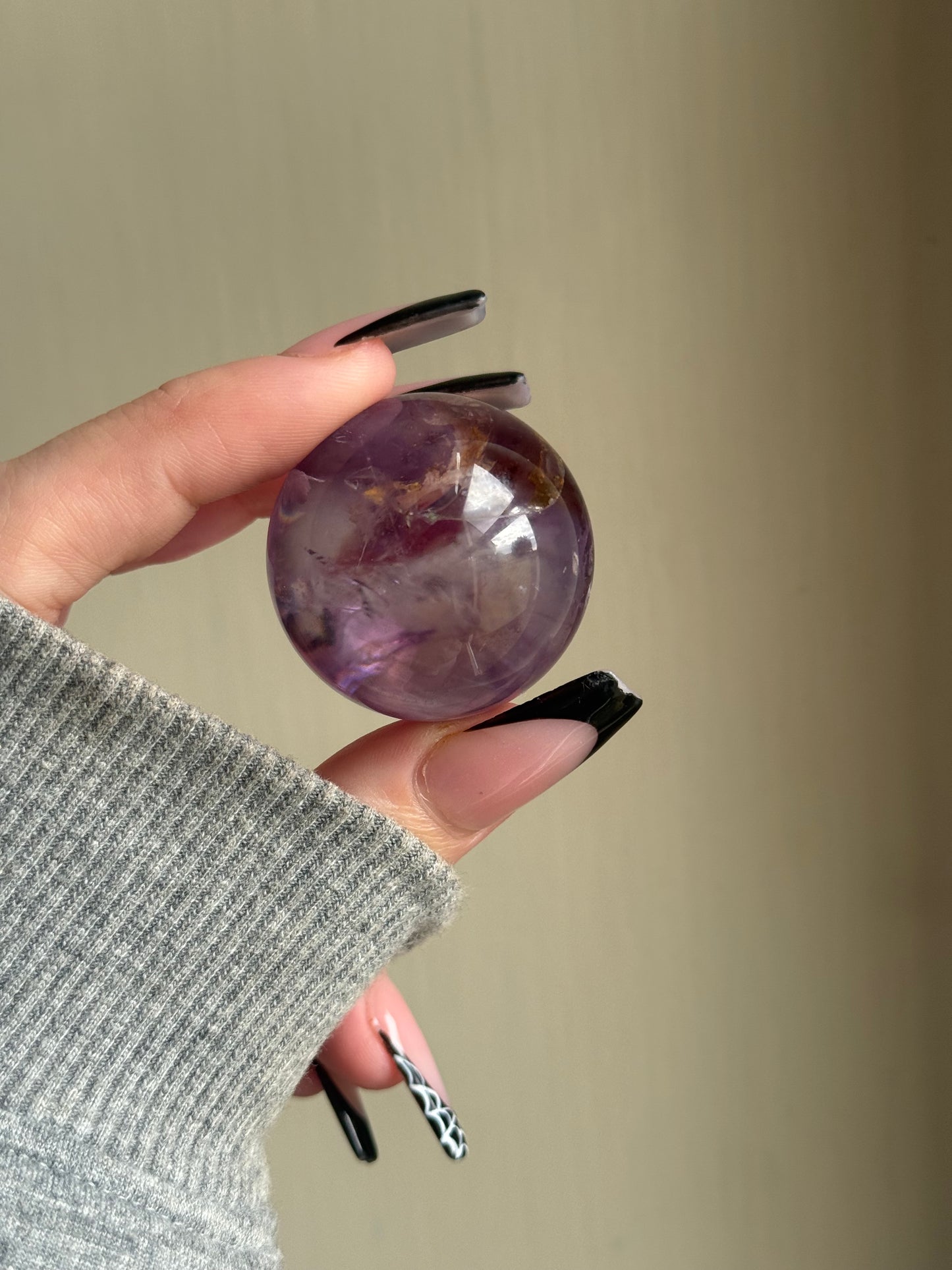 AAA grade amethyst sphere (b)