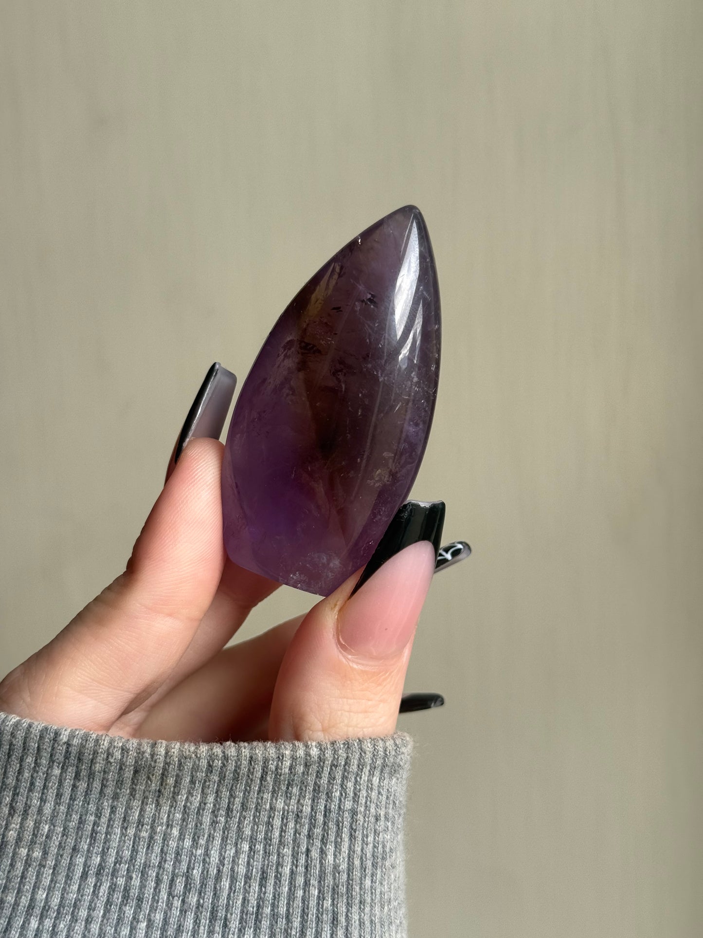 Ametrine teardrop (a)