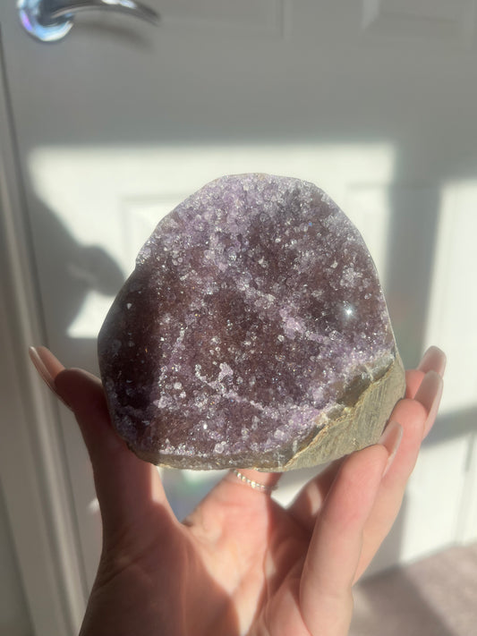 Collectors amethyst cut base (c)