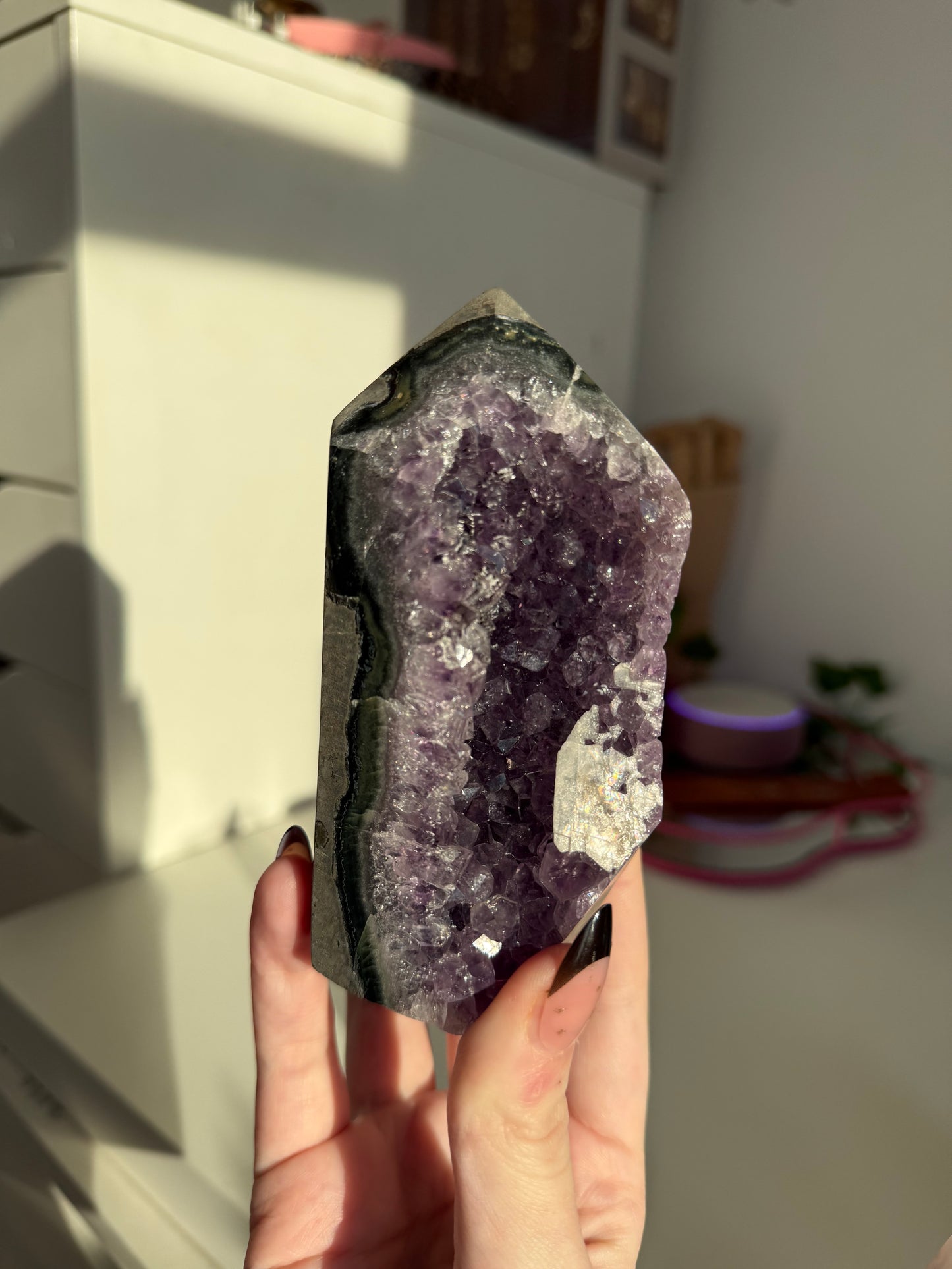 Amethyst cluster tower (b)