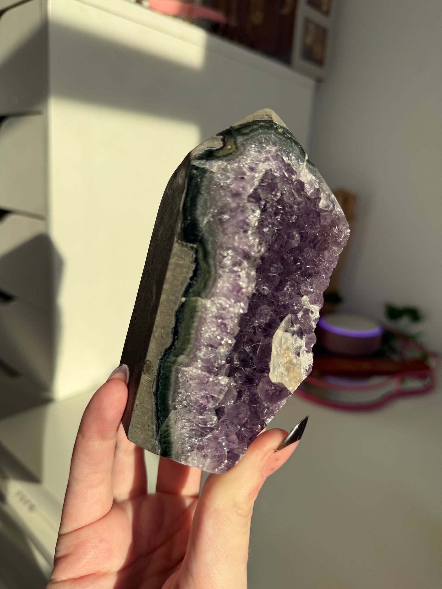 Amethyst cluster tower (b)